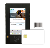 IC card + barcode